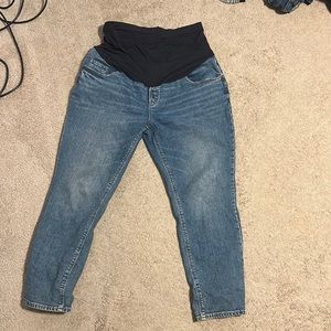 Full-Panel Maternity Boyfriend Jeans